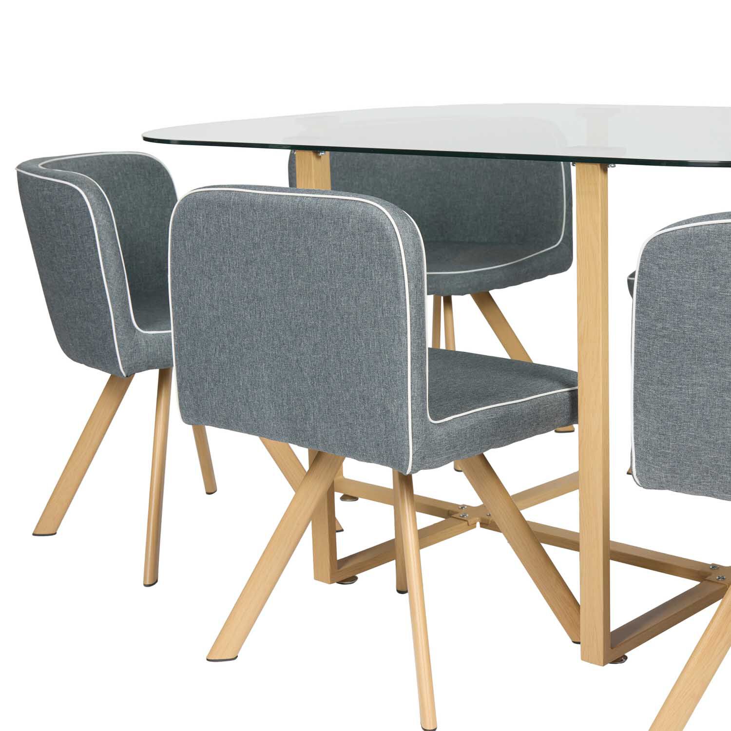 Juego De Comedor Casaideal Pizza / 6 Sillas image number 4.0